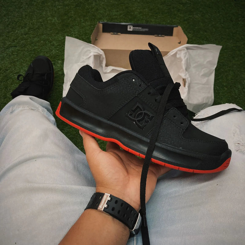 Tênis dc lynx zero black/red/red