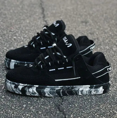 Tênis Tesla coil black refletivo mesclado