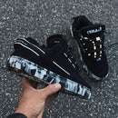 Tênis Tesla coil black refletivo mesclado