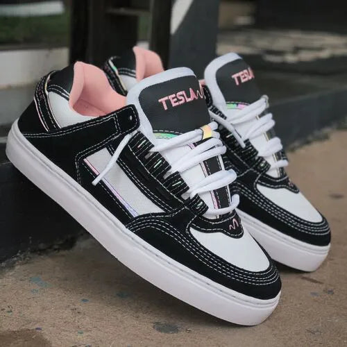 Tênis tesla coil black rose