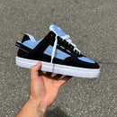 Tênis tesla coil black white blue UV