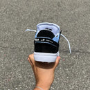 Tênis tesla coil black white blue UV