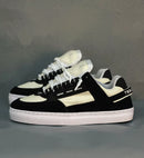 Tênis tesla coil black white blue UV