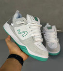 Tênis tesla nine white/tiffany